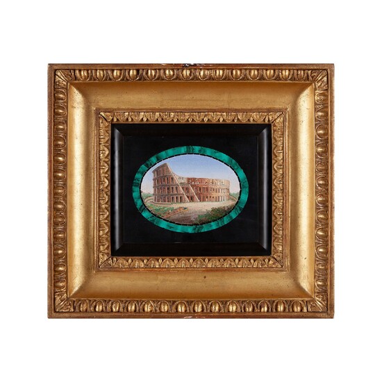 Micromosaic of the Colosseum, manufactured by RFSP c. 1880.