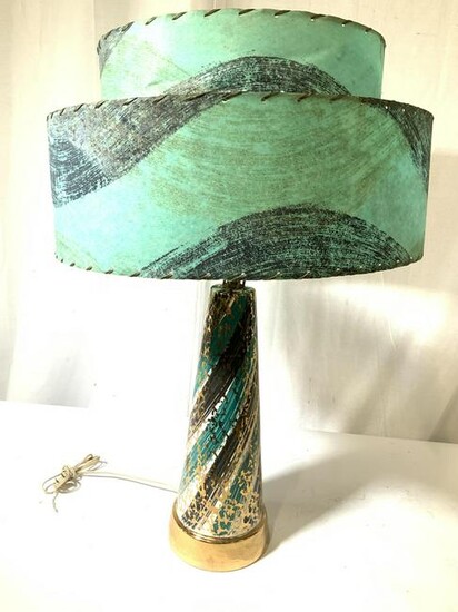 Mid Century Modern Retro Ceramic Lamp