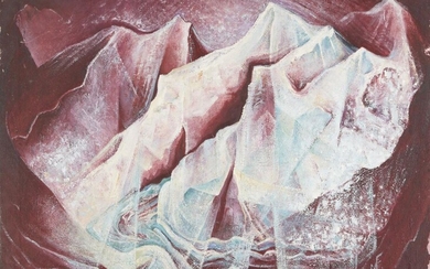 Millie Frood, Scottish 1900-1988 - Mountain Tops, Scotland; oil on canvas, signed, titled and dated on the reverse 'M Frood Mountain Tops Scotland', 76.2 x 101.8 cm (unframed) (ARR) Provenance: gifted by the artist and thence by descent