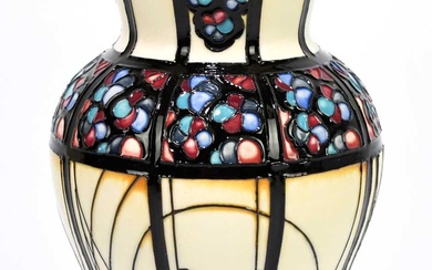 NICOLA SLANEY FOR MOORCROFT; a contemporary vase decorated in the...