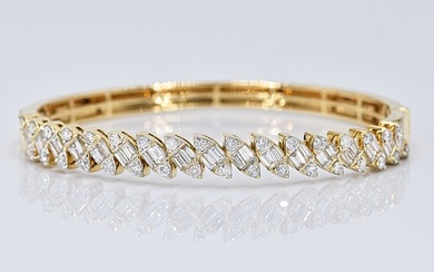 No Reserve Price Bracelet - Yellow gold - 2.80ct. Diamond