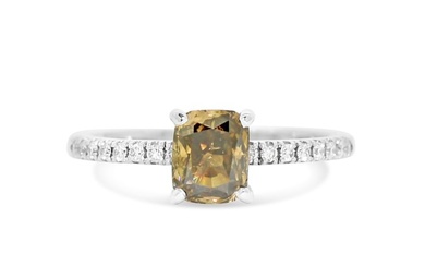 No Reserve Price - Ring - 14 kt. White gold - 1.15 tw. Diamond (Natural) - Diamond
