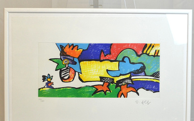 OTMAR ALT. GOOD MORNING, LITHOGRAPH, AROUND 1995, SIGNED AND NUMBERED: 115. FROM 180 COPIES.