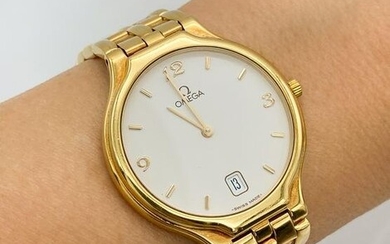 Omega De Ville 18k Yellow Gold Symbol Watch
