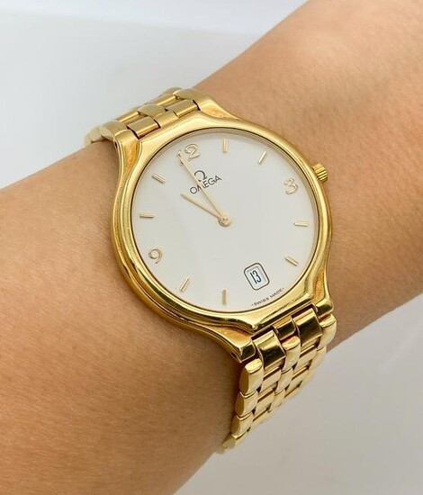 Omega De Ville 18k Yellow Gold Symbol Watch