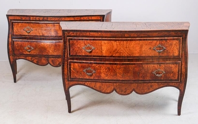 Pair Louis XV Commodes, French, 18th c