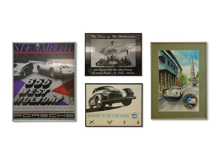Porsche 356 Registry Framed Posters