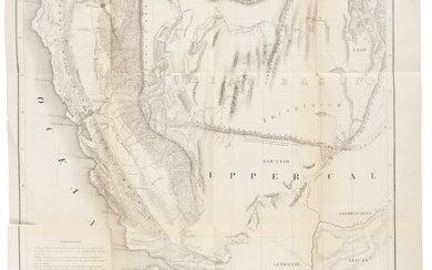 Preuss/Fremont map of Upper California 1850
