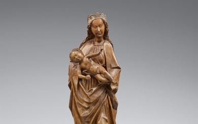 Probably Upper Rhine-Region circa 1470/80 - The Virgin and Child, probably Upper Rhine Region, circa 1470/80