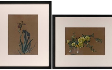 ROBERT DAVID GAULEY (Massachusetts/New York/Florida, 1875-1943), Pair of floral still lifes.