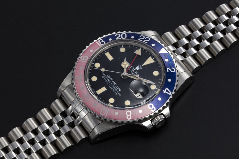 ROLEX, A STAINLESS STEEL OYSTER PERPETUAL GMT-MASTER, REF. 16750