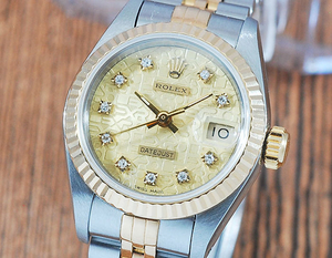 Rolex - Oyster Perpetual DateJust- 69173G - Women - 1990-1999