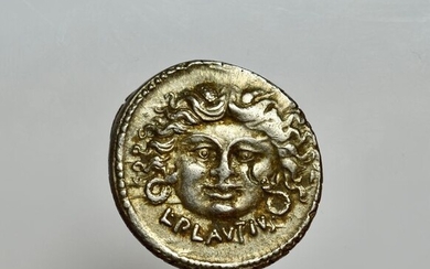 Roman Republic. L. Plautius Plancus,. 47 BC. AR Denarius, Rome
