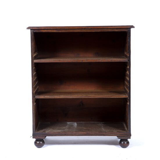 Rosewood open bookcase