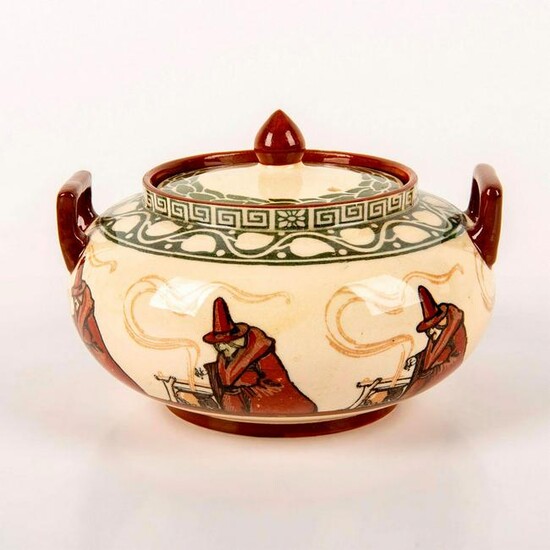 Royal Doulton Series Ware Covered Sugar Bowl, Witches