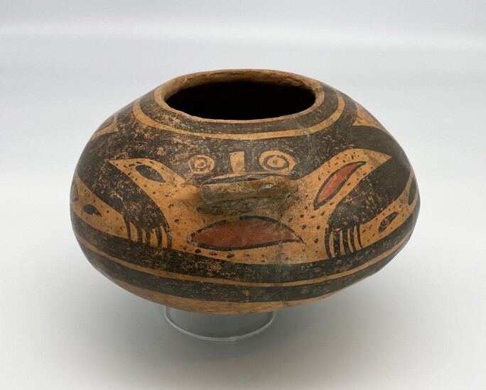 [SIZE] Rare Pre-Columbian Diquis Effigy Pottery Vessel