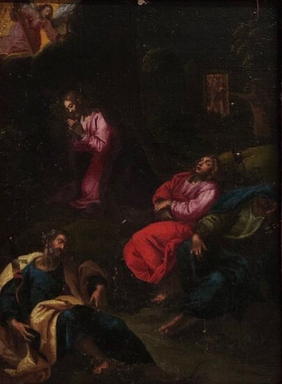 Scuola italiana del XVII secolo - Gesù nel Getsemani