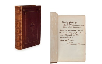 Sherman Family Bible, Extensively Inscribed by General and Mrs. Sherman