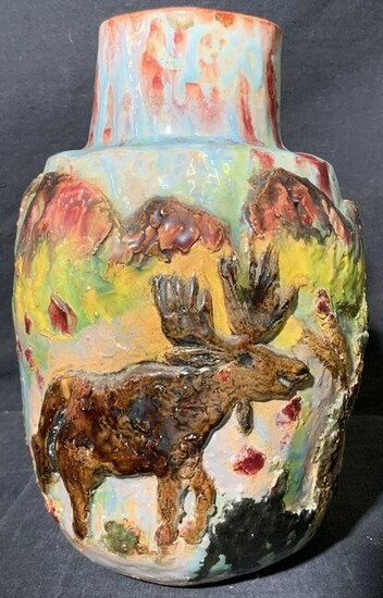 Signed Ceramic Hand Made Vase