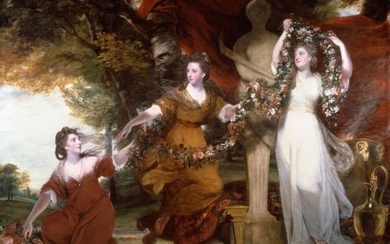 Sir Joshua Reynolds - Three Ladies Adorning a Term of Hymen