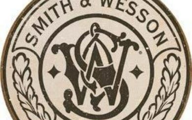 Smith & Wesson Metal Pub Bar Sign