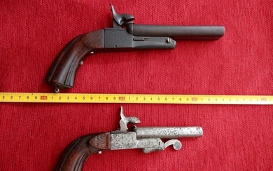 Spain - 19th century - arrate, armero vasco - lefaucheux - Assault - Pinfire (Lefaucheux) - Pistol - 12mm cal