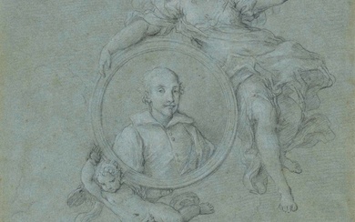 Stefano Pozzi: Portrait of a Gentleman Carried to Triumph by...