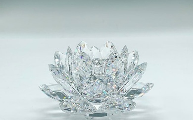 Swarovski Crystal Candleholder, Waterlily, Medium