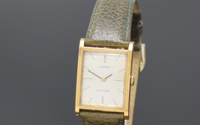 TISSOT Stylist 14k yellow gold wristwatch, Switzerland around 1965, manual...