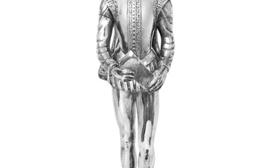 The Arthur Burrell Trophy: A George VI Silver Sculpture of William Shakespeare by Sir John Cass Institute, London, 1948, Designed and Modelled by Edward Bainbridge Copnall