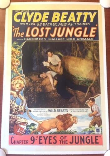 The Lost Jungle - Chapter 9 (1934) US 1SH Movie Poster