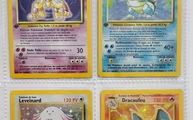 The Pokémon Company - Pokémon - Trading card Full Set de base 1er Edition 102 cartes - 1999