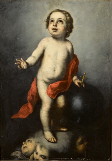 Circle of Bartolomé Esteban Murillo, The infant Christ holding an orb