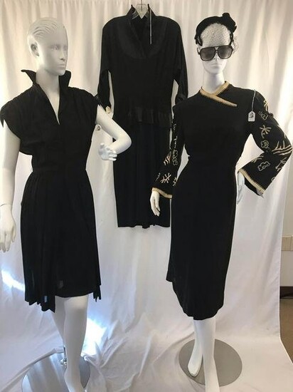 Three (3) Little Black Dresses Asian-Themed and More!