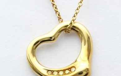 Tiffany - 18 kt. Yellow gold - Necklace with pendant Diamond