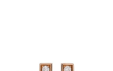 Tiffany 18K Rose Gold Diamond T Wire Ring 52 6