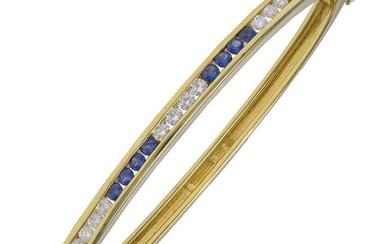 Tiffany & Co. Gold Sapphire and Diamond Bracelet