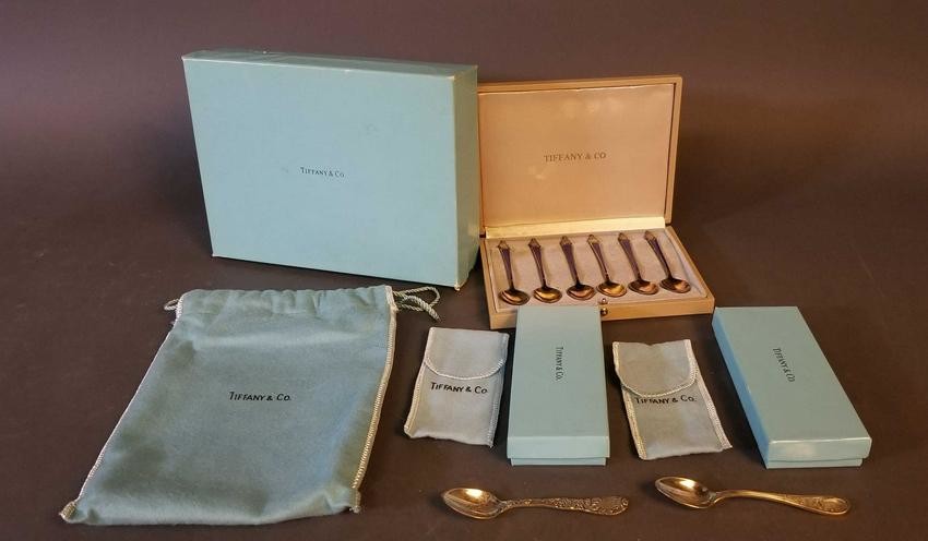 Tiffany & Co. Sterling Silver w/ Box & Cloth Bags