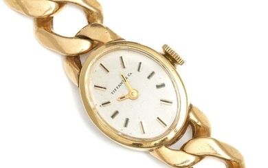 Tiffany & Co Vintage Signed Authentic 14K Gold Wristwatch