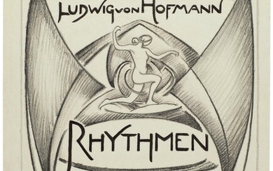 Titelblatt zur 10-Blatt-Folge Rhythmen" 1919.