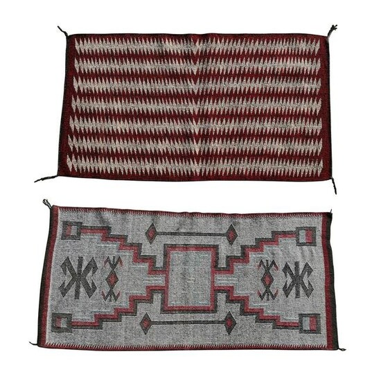 Two Navajo Rugs, Probably Chinle