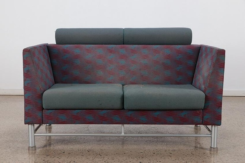 UPHOLSTERED LOVE SEAT BY KNOLL