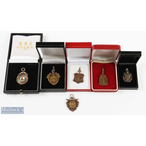 Various Golf Medals (6) all in varying styles and shapes to ...