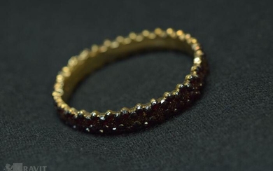 Victorian Gold Filled and Garnet Bracelet