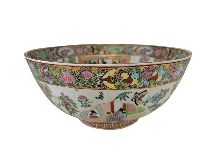 Vintage Chinese large porcelain bowl
