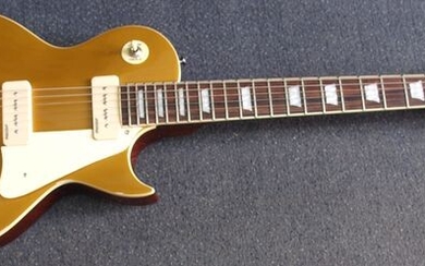 Vintage - V100 Les Paul-model - Goldtop met P90-elementen - Electric guitar