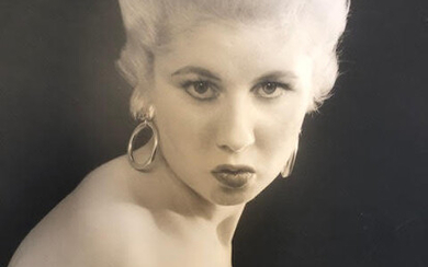 Vintage glamour photographs, including a print and single photograph...