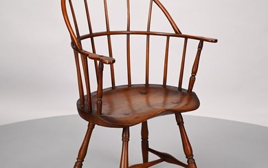 Windsor Bow-Back Continuous-Arm Chair