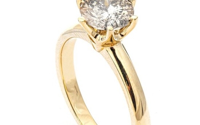 tcw Diamond Ring - 14 kt. Yellow gold - Ring - 1.52 ct Diamond - No Reserve Price