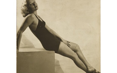 LAURE ALBIN-GUILLOT (french, 1879?1962) WOMAN IN BATHING SUIT Ca....